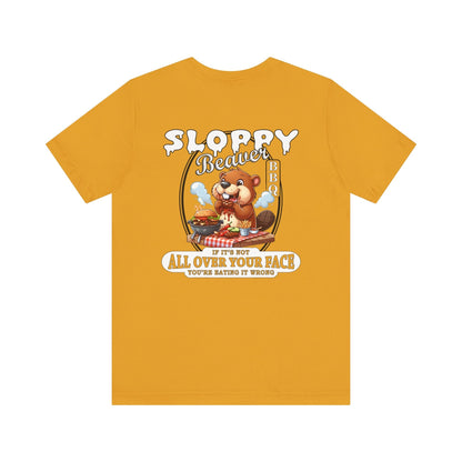 Sloppy Beaver BBQ Back T-Shirt The Devil's Pickle