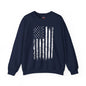American Grunge Flag Crewneck Sweatshirt The Devil's Pickle