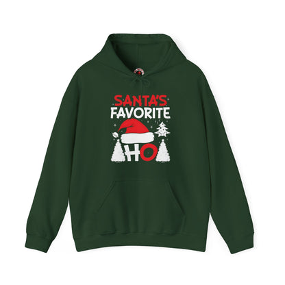 Santa's Favorite Ho Hooded Sweatshirt The Devil's Pickle