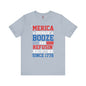 Merica Drinkin Booze And Refusin To Lose T-Shirt The Devil's Pickle