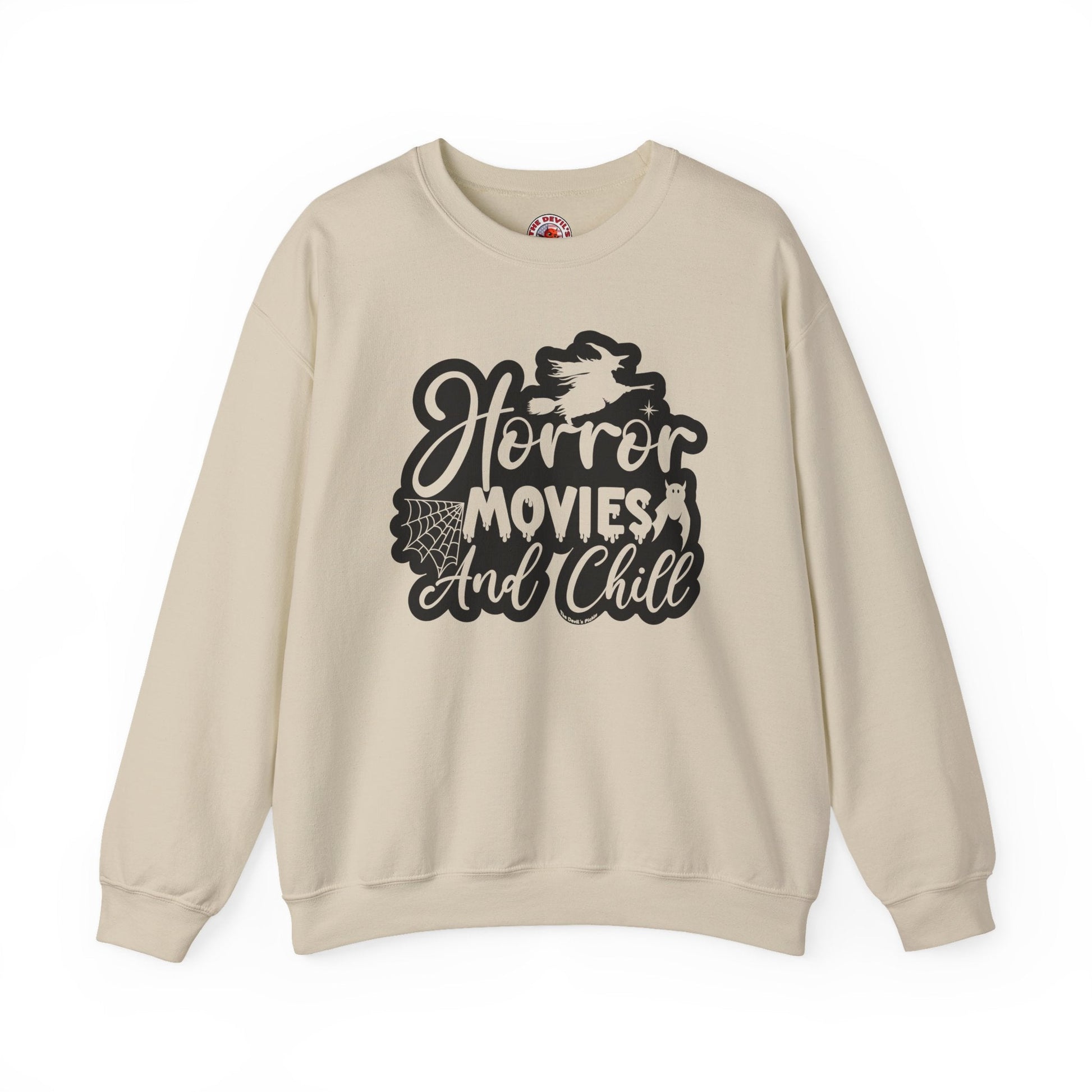 Horror Movies and Chill Crewneck Sweatshirt The Devil's Pickle