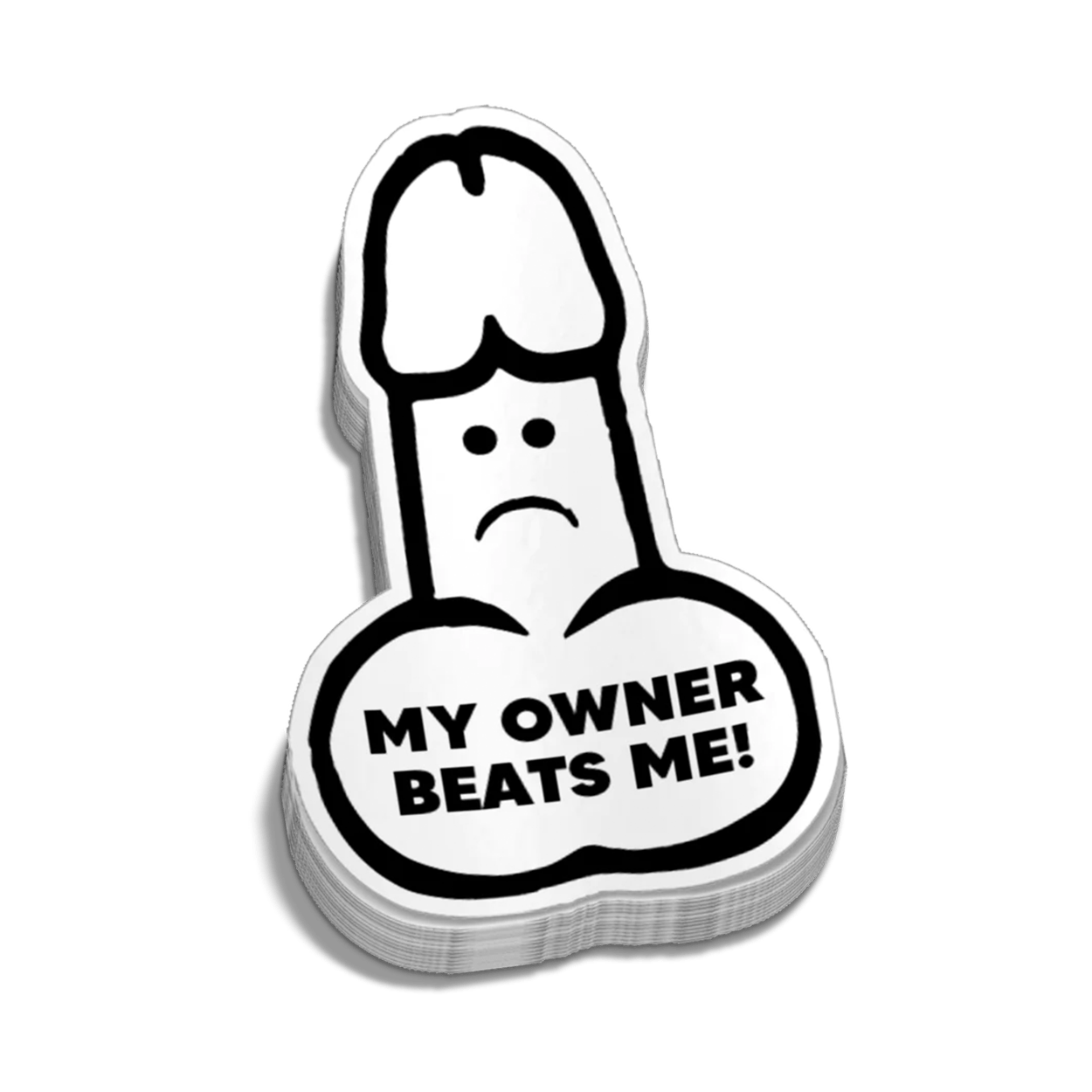 Beats Me Hard Hat Decal Armed American Supply