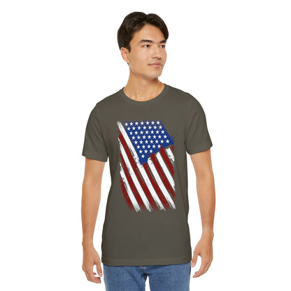 Distressed American Flag T-Shirt The Devil's Pickle