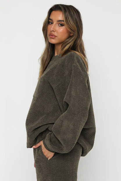 WOMEN TWO PIECE CORDUROY WESTERN SET BY CLAUDE