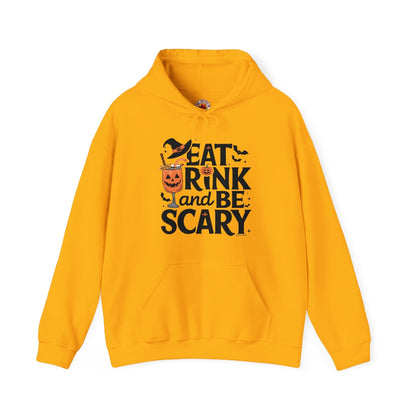 Eat Drink and Be Scary Hooded Sweatshirt The Devil's Pickle