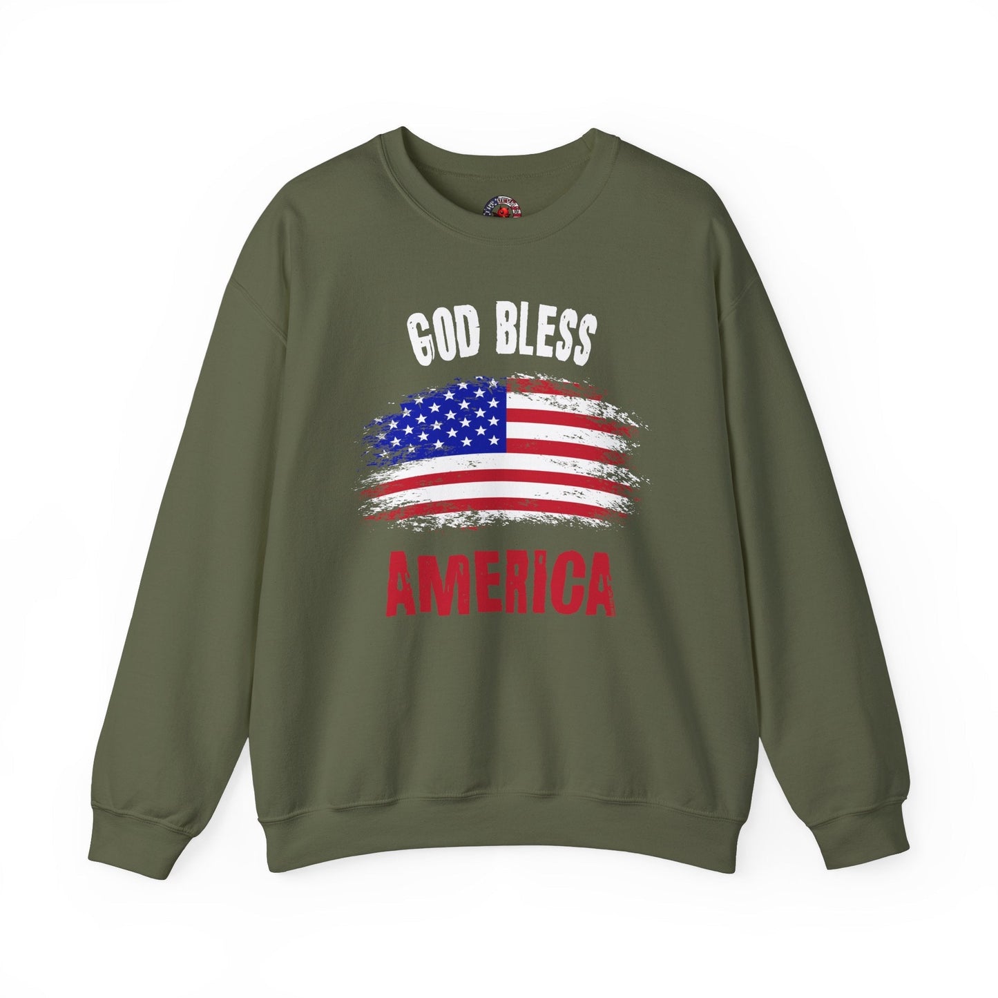 God Bless America Crewneck Sweatshirt The Devil's Pickle