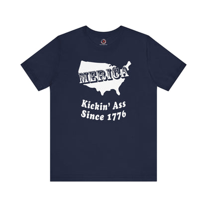 MERICA Kickin' Ass Since 1776 T-Shirt The Devil's Pickle