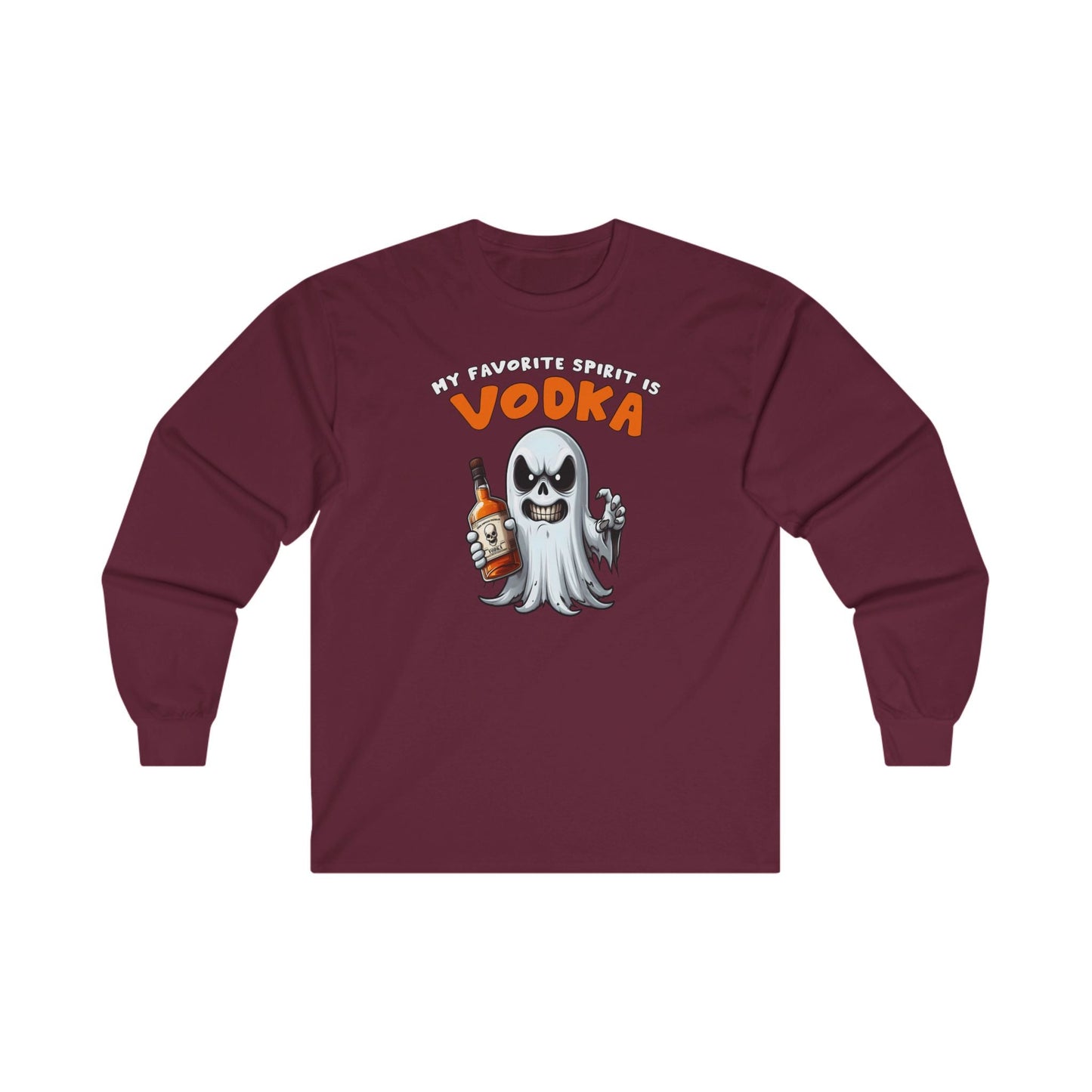 My Favorite Spirit Is Vodka Long Sleeve Tee The Devil's Pickle