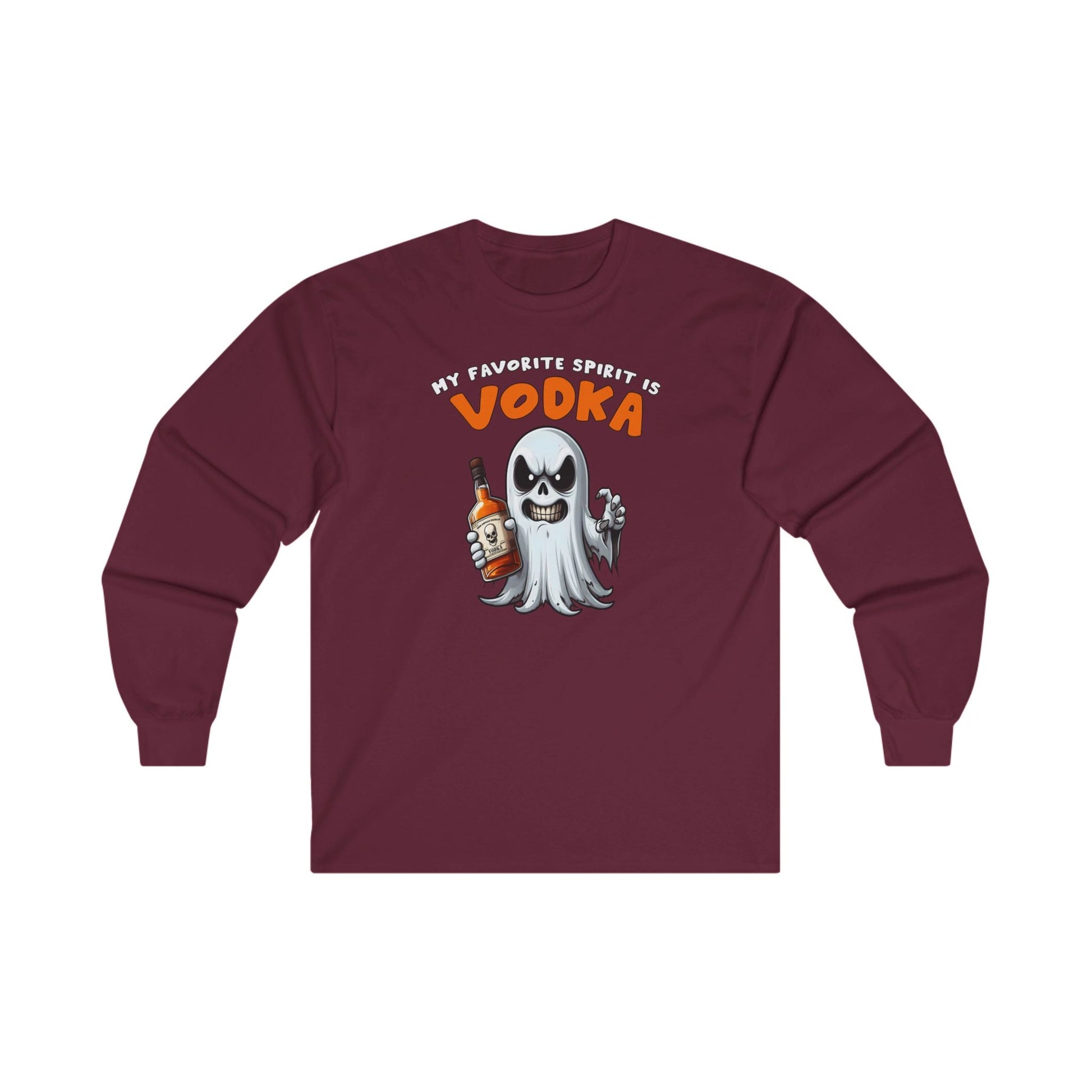 My Favorite Spirit Is Vodka Long Sleeve Tee The Devil's Pickle