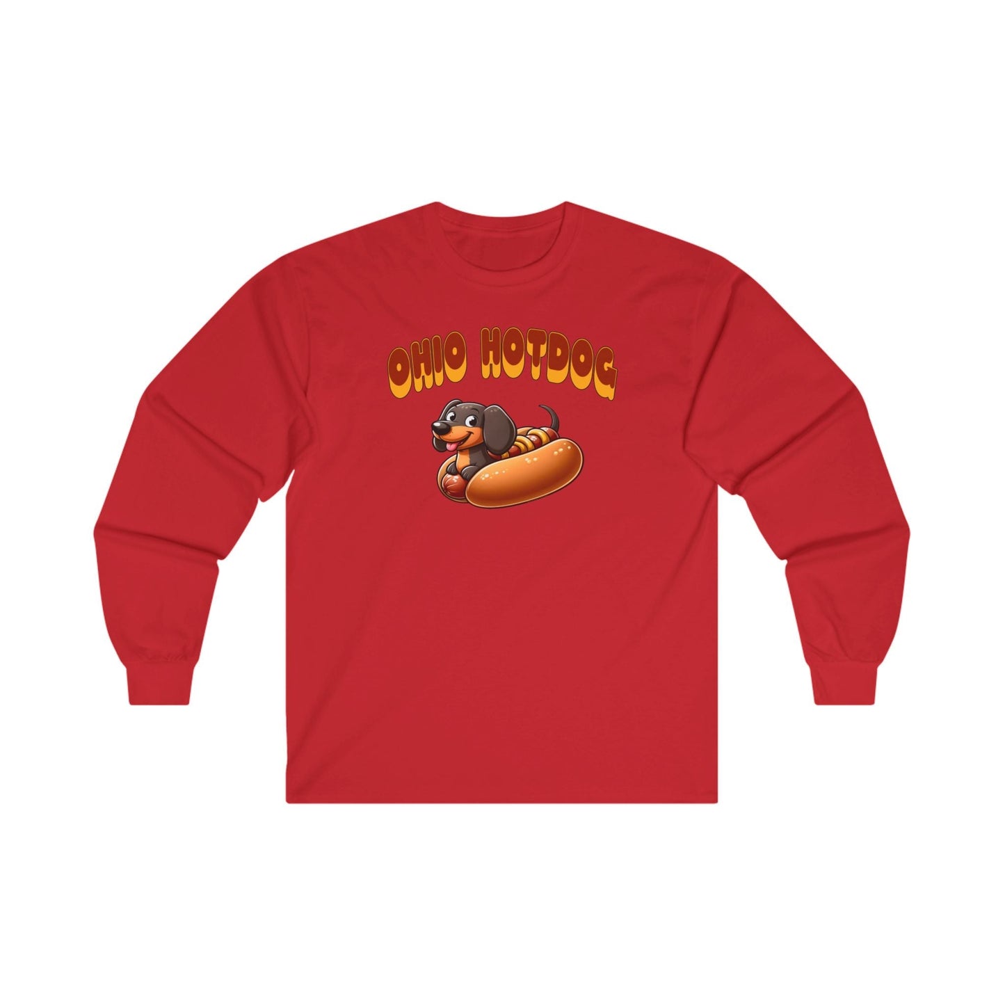 Ohio Hotdog Long Sleeve Tee The Devil's Pickle