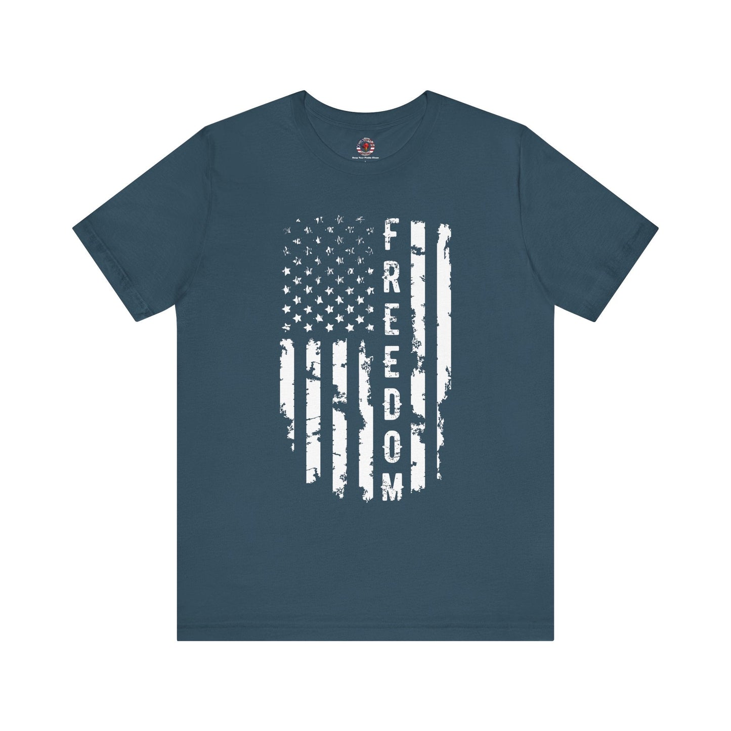 Freedom American Flag T-Shirt The Devil's Pickle
