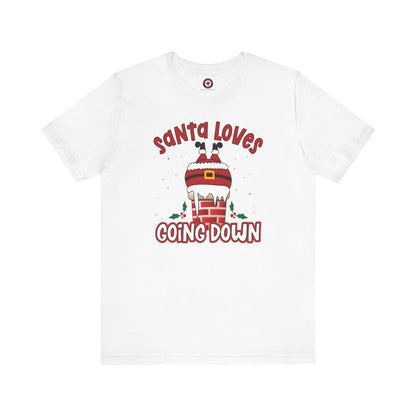 Santa Loves Going Down T-Shirt The Devil's Pickle