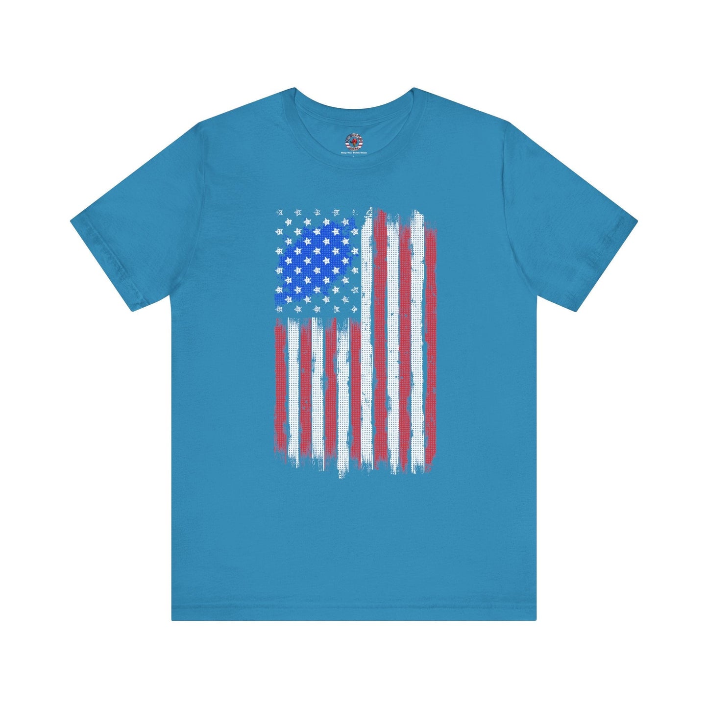 Tattered American Flag T-Shirt The Devil's Pickle