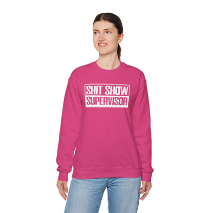 Shit Show Supervisor Crewneck Sweatshirt The Devil's Pickle