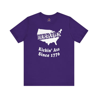MERICA Kickin' Ass Since 1776 T-Shirt The Devil's Pickle
