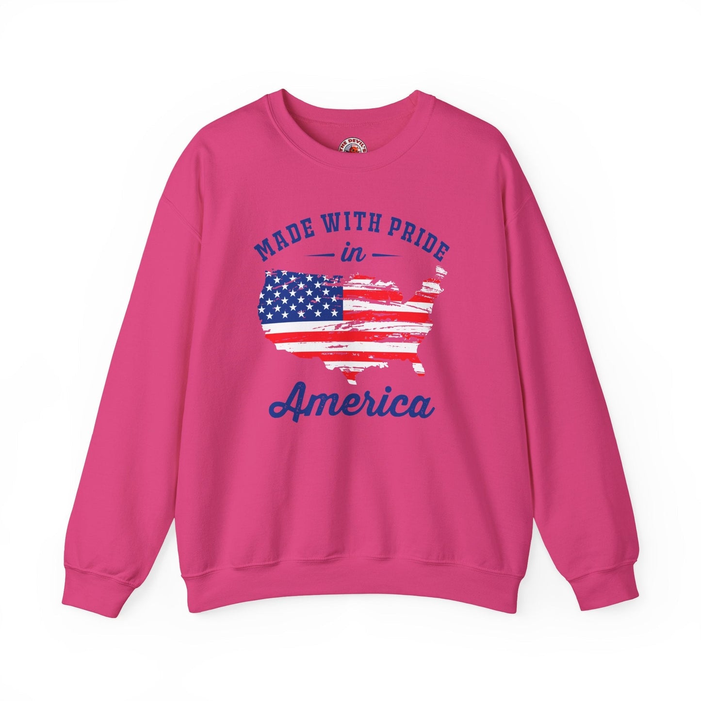 Made With Pride In America Crewneck Sweatshirt The Devil's Pickle