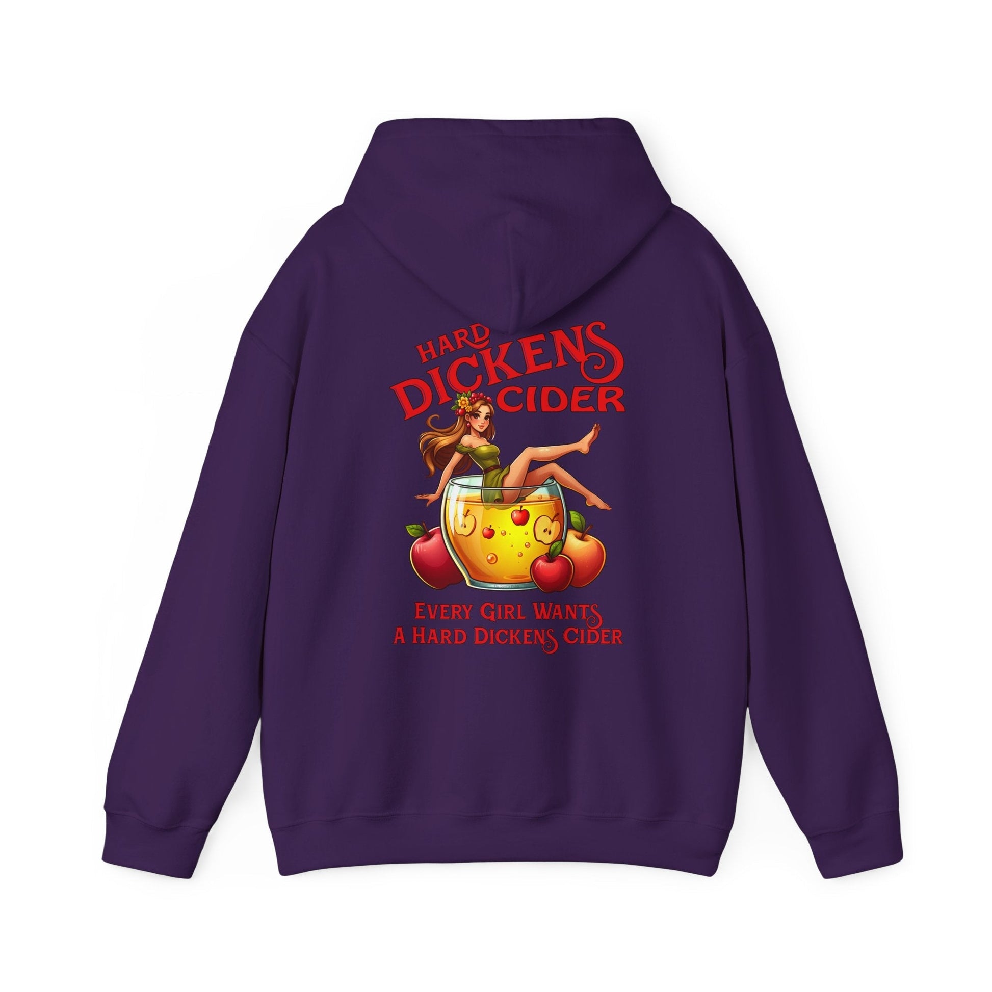 Hard Dickens Cider Front/Back Hooded Sweatshirt The Devil's Pickle