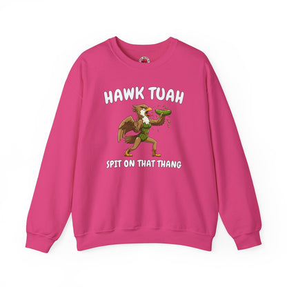 Hawk Tuah Crewneck Sweatshirt The Devil's Pickle