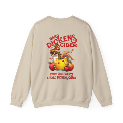 Hard Dickens Cider Front/Back Crewneck Sweatshirt The Devil's Pickle