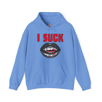 I Suck Hooded Sweatshirt The Devil's Pickle