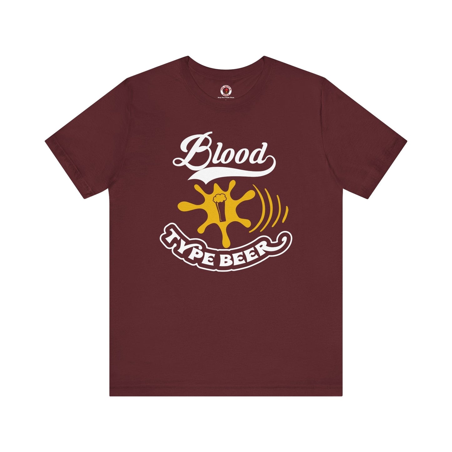 Blood Type Beer T-Shirt The Devil's Pickle