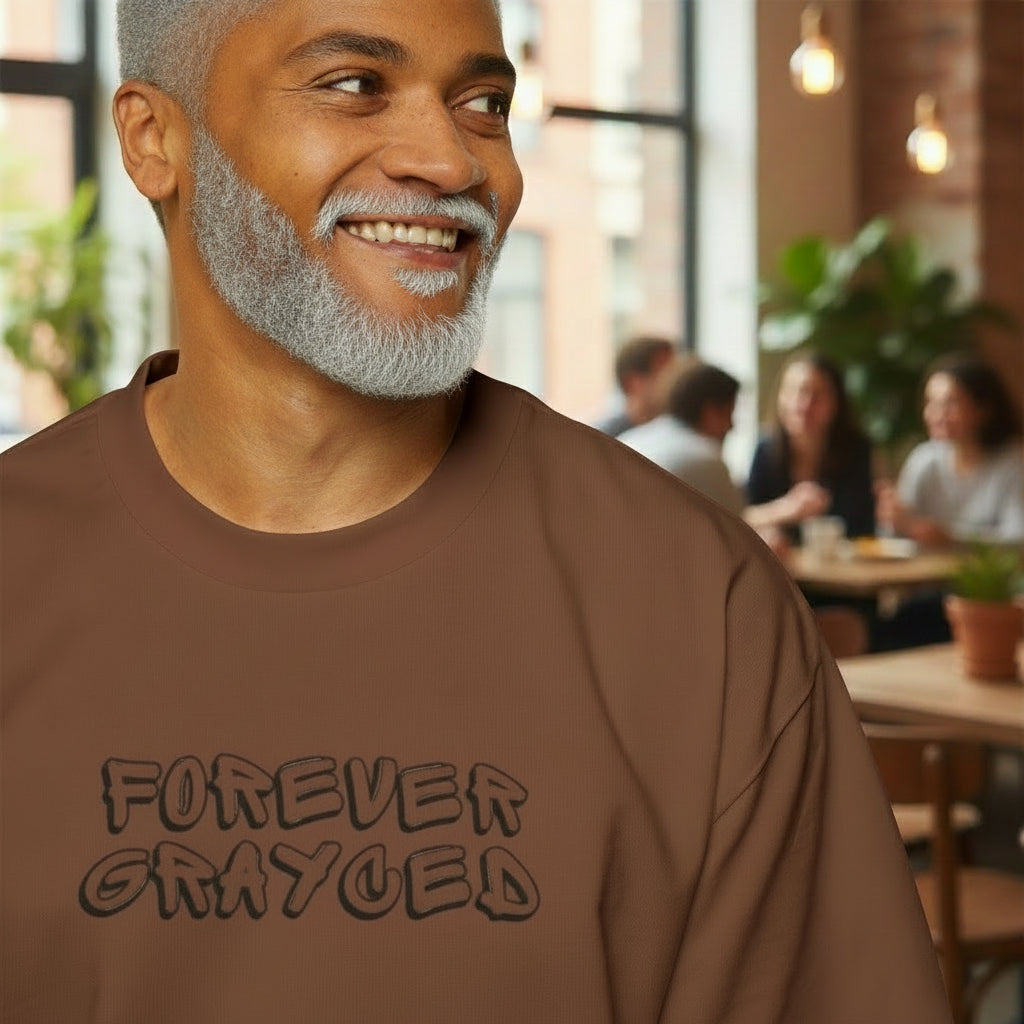 Men's Heavy Oversized Tee Grayceful LLC