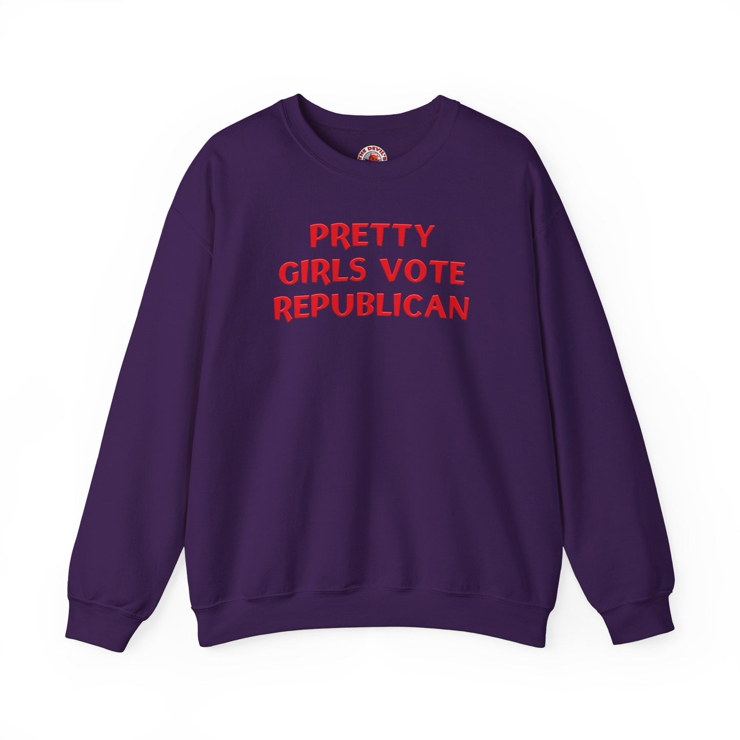Pretty Girls Vote Republican Crewneck Sweatshirt The Devil's Pickle
