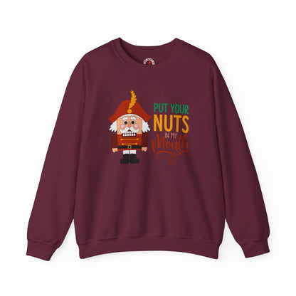 Put Your Nuts In My Mouth Crewneck Sweatshirt The Devil's Pickle