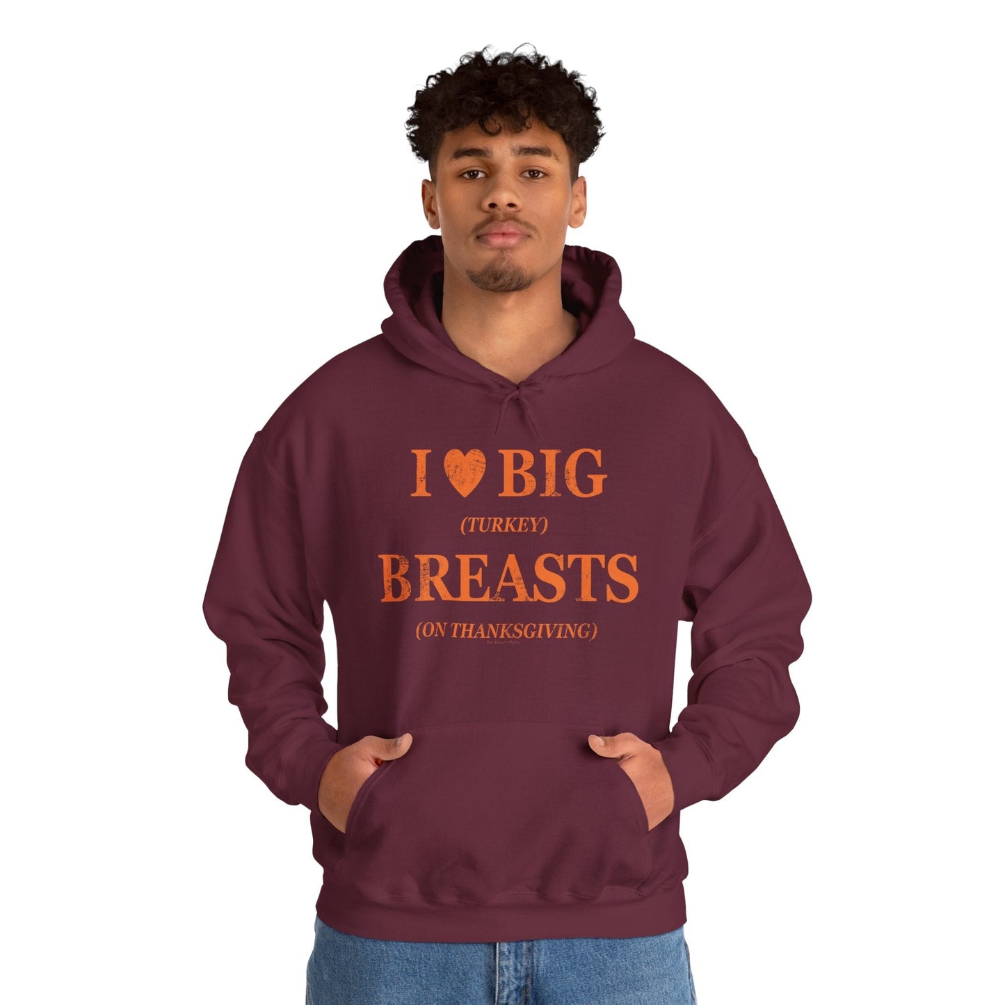 I Heart Big Breasts Hooded Sweatshirt The Devil's Pickle