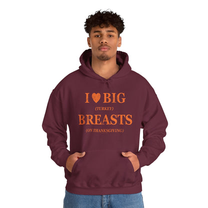 I Heart Big Breasts Hooded Sweatshirt The Devil's Pickle