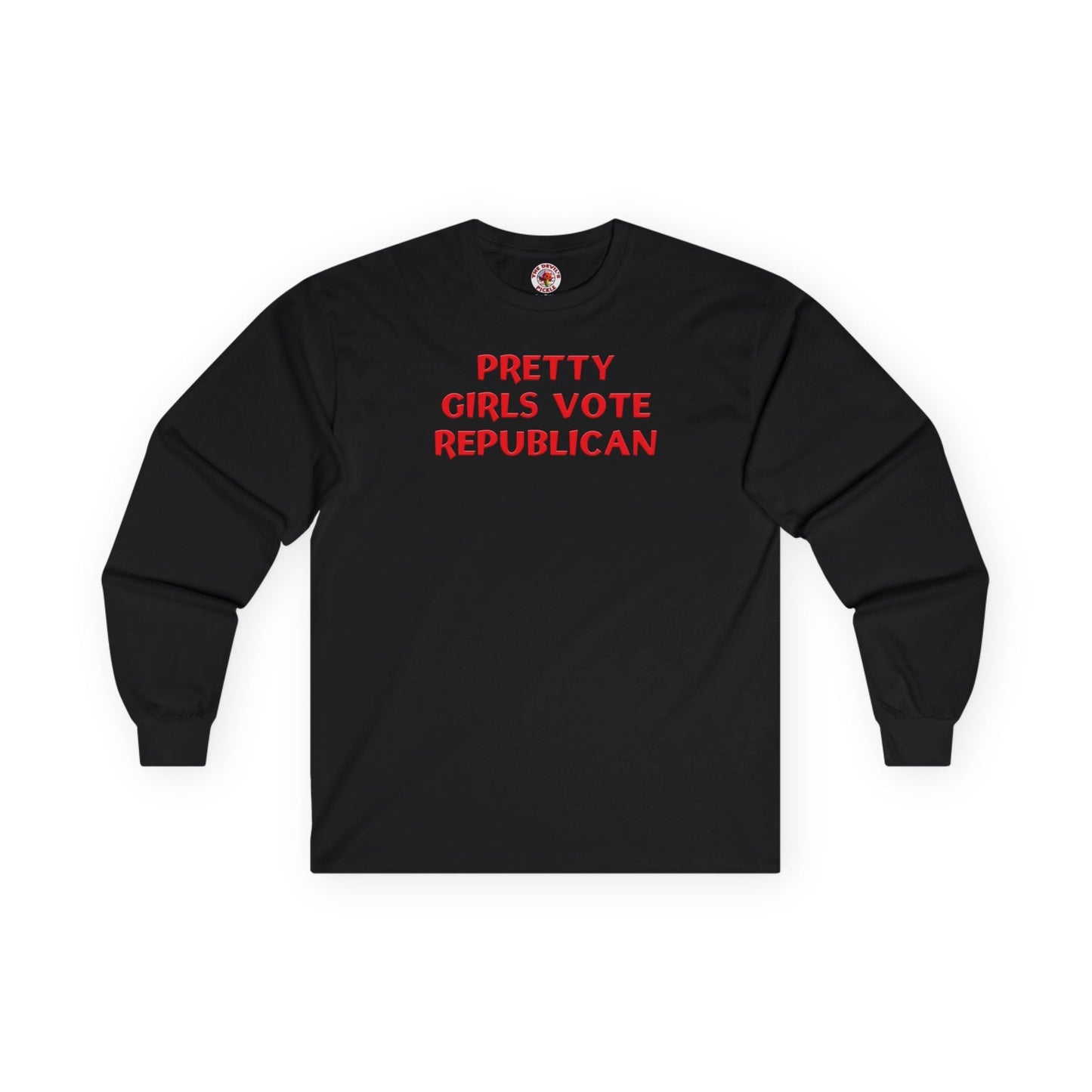 Pretty Girls Vote Republican Long Sleeve Tee The Devil's Pickle
