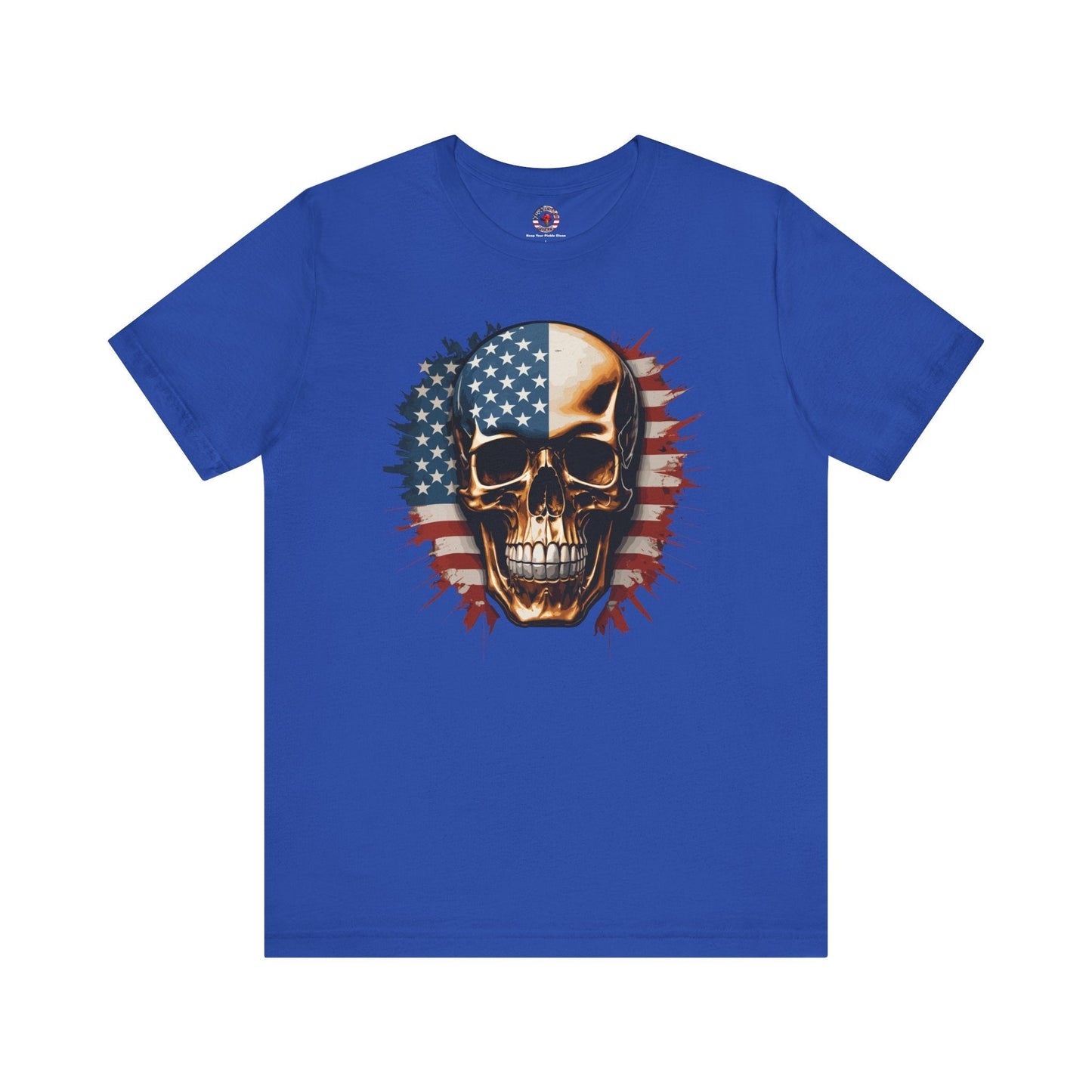 American Flag Skull T-Shirt The Devil's Pickle