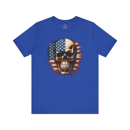 American Flag Skull T-Shirt The Devil's Pickle