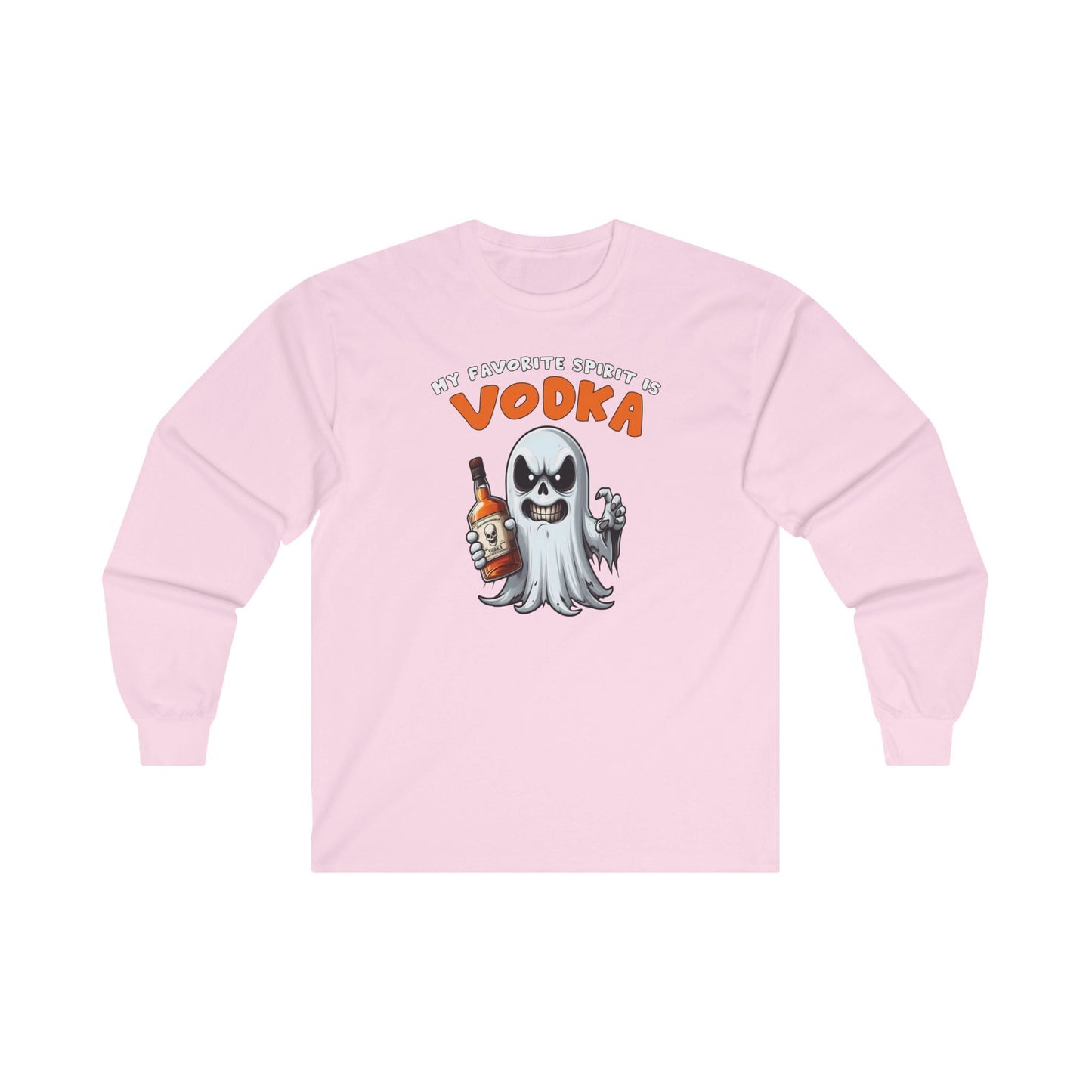 My Favorite Spirit Is Vodka Long Sleeve Tee The Devil's Pickle