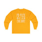 I'd Flex But I Like This Shirt Long Sleeve Tee The Devil's Pickle