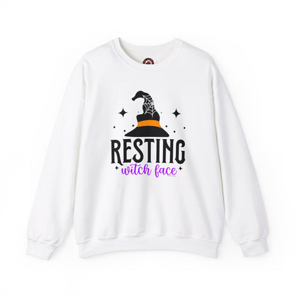 Resting Witch Face Crewneck Sweatshirt The Devil's Pickle