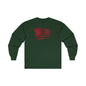 Red American Flag Long Sleeve Tee The Devil's Pickle