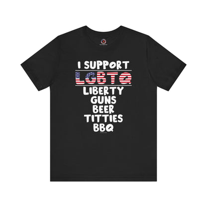 I Support LGBTQ T-Shirt The Devil's Pickle