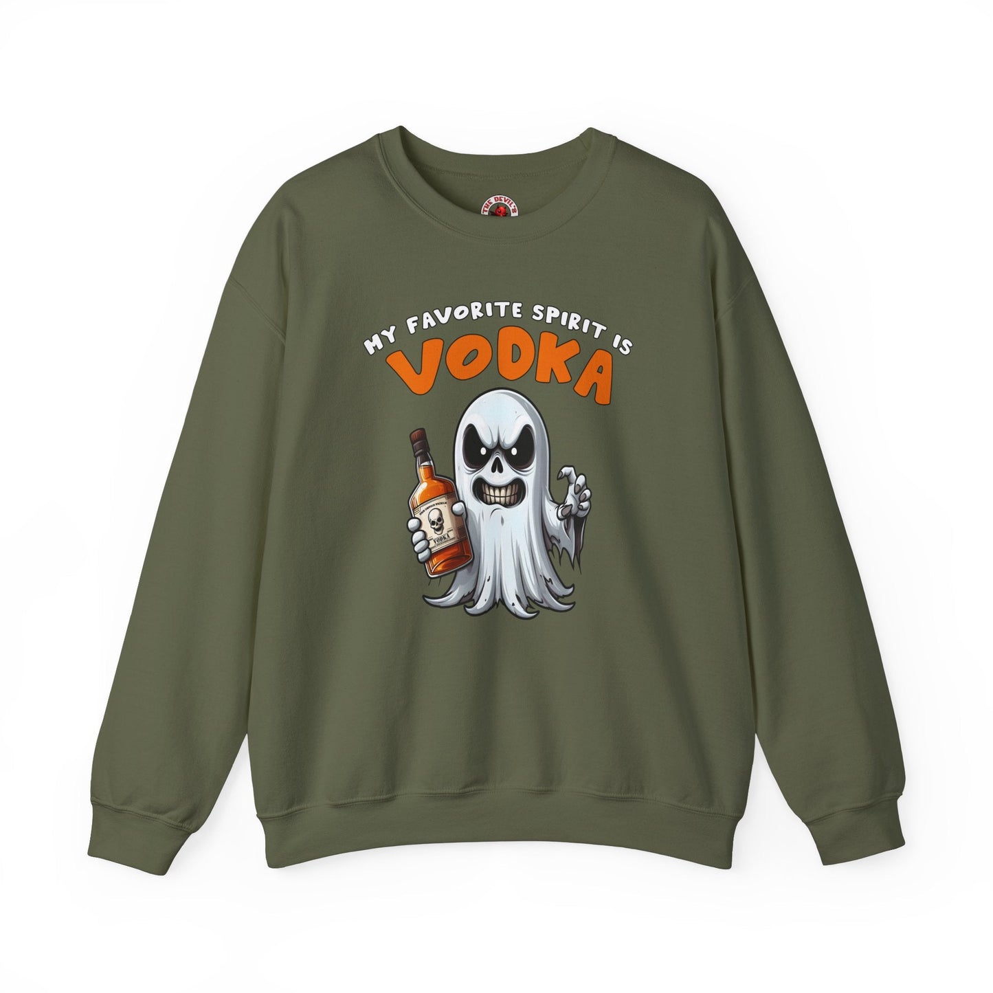 My Favorite Spirit Is Vodka Crewneck Sweatshirt The Devil's Pickle