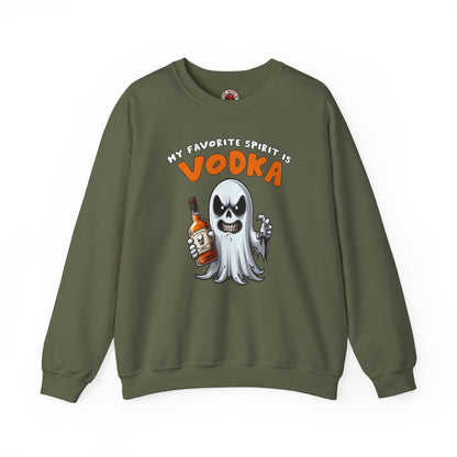 My Favorite Spirit Is Vodka Crewneck Sweatshirt The Devil's Pickle