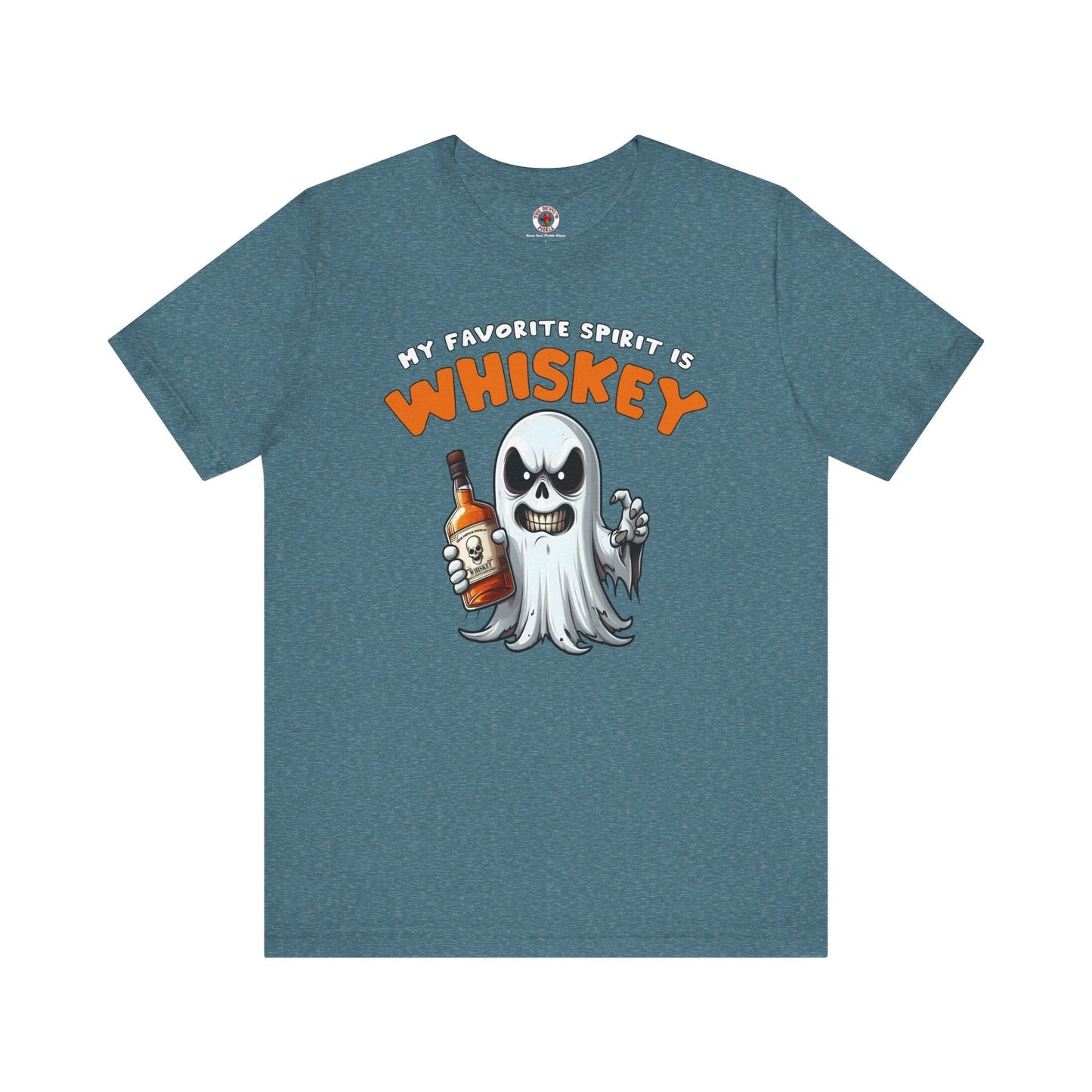 My Favorite Spirit Is Whiskey T-Shirt The Devil's Pickle
