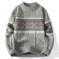 Autumn And Winter Fashion Trend Mock Neck Sweater Men Grayceful LLC