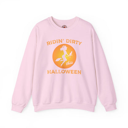 Ridin' Dirty This Halloween Crewneck Sweatshirt The Devil's Pickle