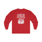 Hey You Quit Staring At My Package Long Sleeve Tee The Devil's Pickle