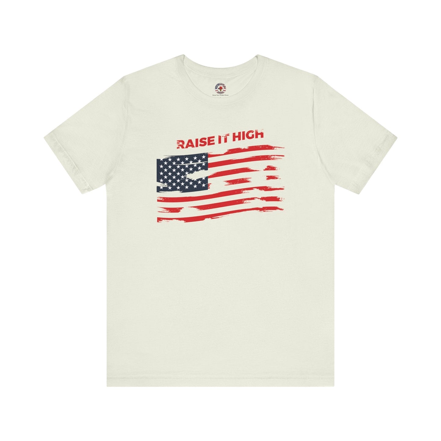 Raise It High American Flag T-Shirt The Devil's Pickle