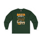 Beer Makes Me Happy Long Sleeve Tee The Devil's Pickle