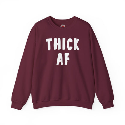 Thick AF Crewneck Sweatshirt The Devil's Pickle
