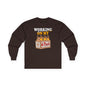 Working On My 6 Pack Long Sleeve Tee The Devil's Pickle