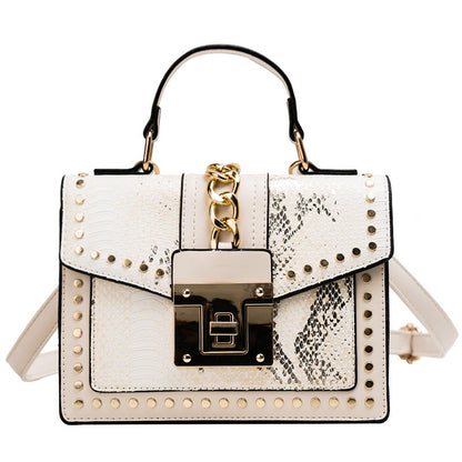 Fashion snake pattern handbag See size chart under “more details” The Fashion Celestial