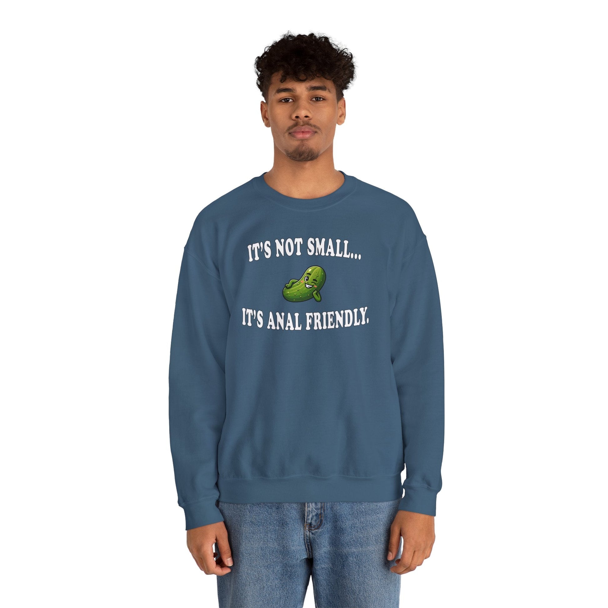 It's Not Small Crewneck Sweatshirt The Devil's Pickle